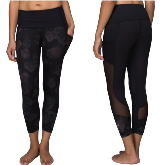 LULULEMON Seek The Heat Crop Leggings - size 4 - Picture 1 of 16